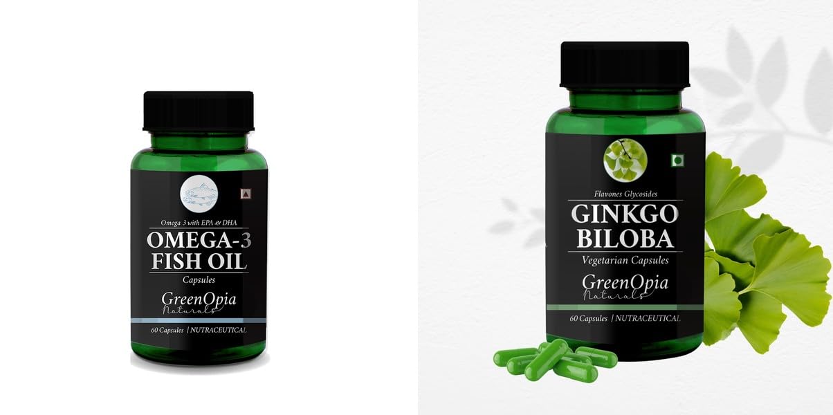 Fish Oil Ginkgo Biloba Wellness Daily Vitality 60 CAPSULES-image-43