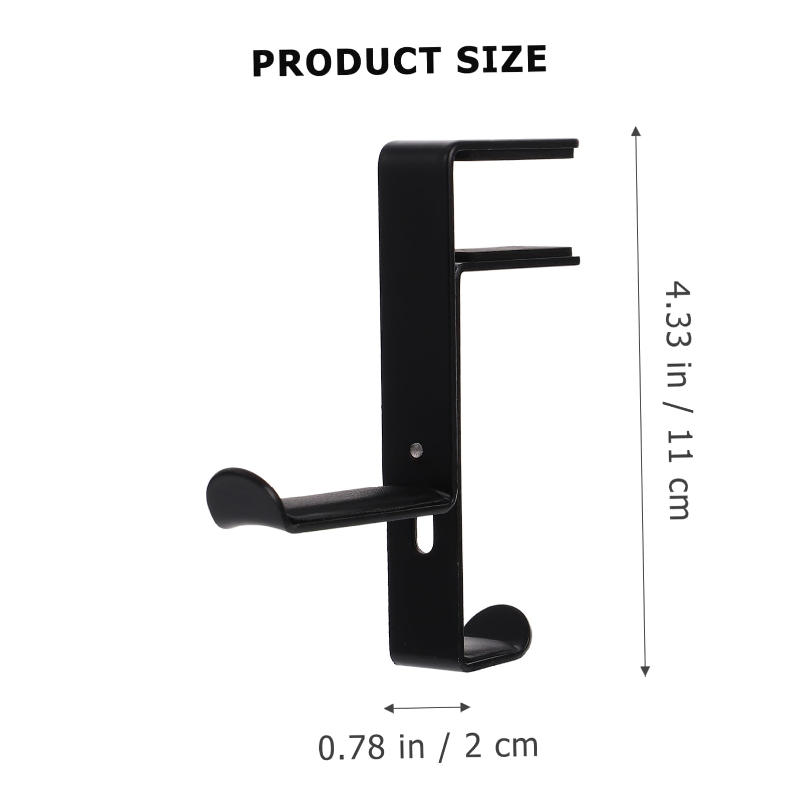 UKCOCO 3 Piezas Colgador De Auriculares Organizador De Auriculares Gancho De Almacenamiento De Auriculares Soporte para Colgar Auriculares Aleación Montado En La Pared Marco De La Mesa