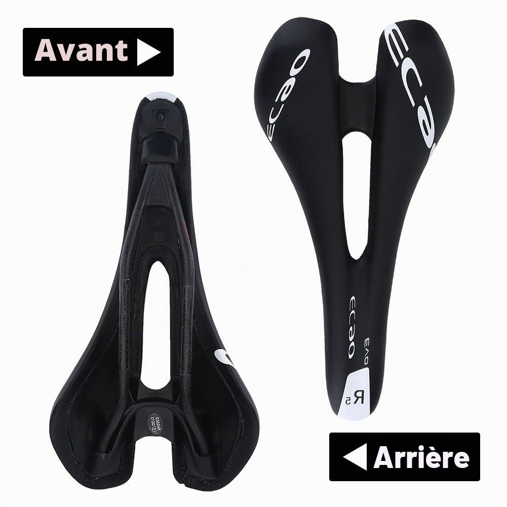 Selle de Vélo, Siège de Vélo en Fibre de Carbone Ultra-Léger pour l'Équipement de Vélo de Vélo de Vélo de Route de Vélo de Montagne