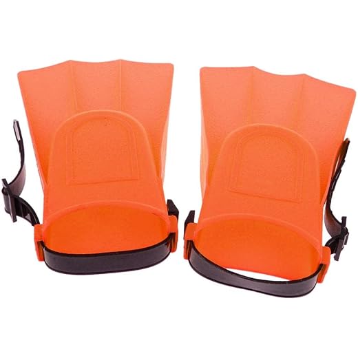 Adults Adjustable Swimming Fins - Orange