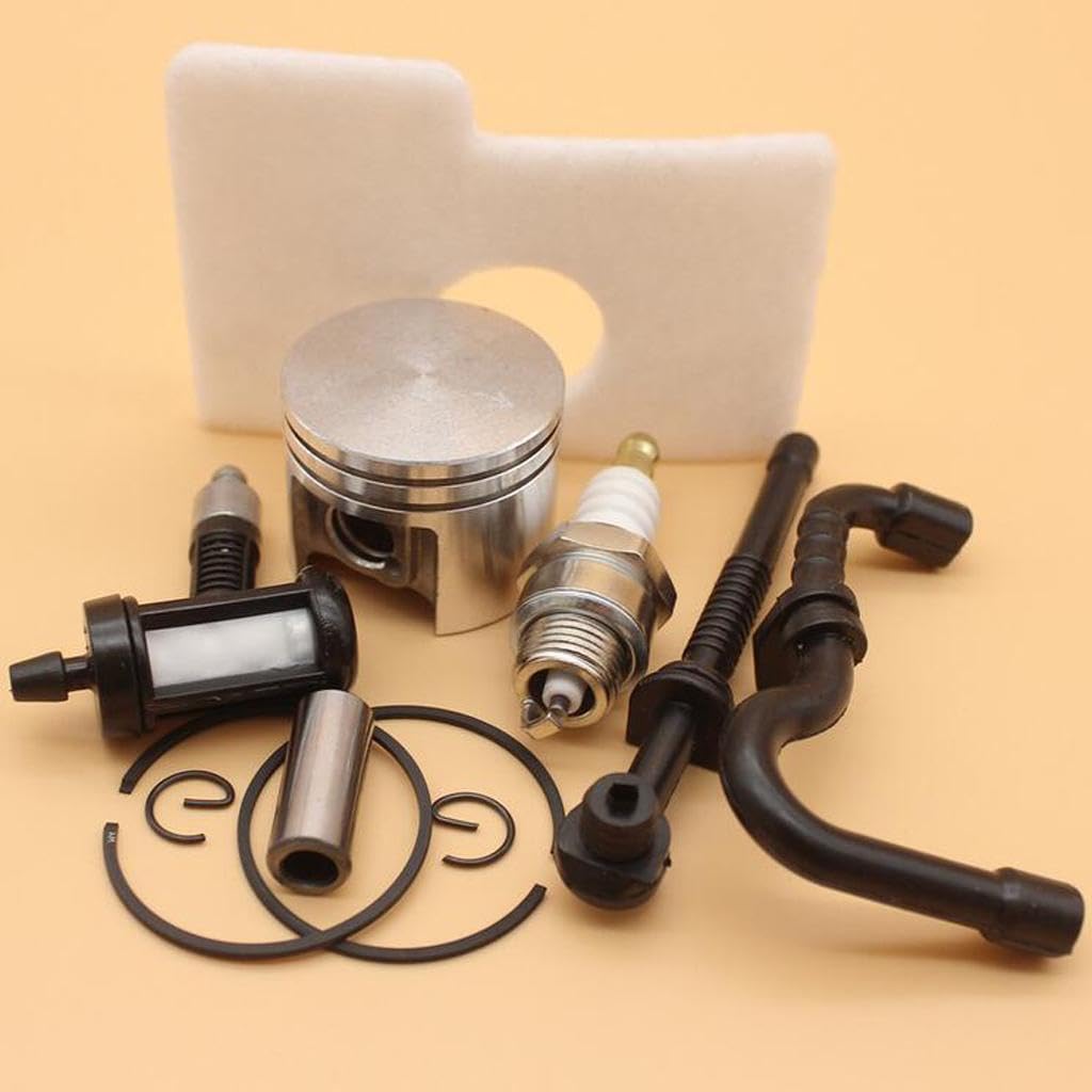 38Mm Piston Ring Kit & Fuel Line Filter Spark Plug for Stihl 018 Ms180 1130 030 2004/1130 124 0800/1130 358 7700/1130 647 9400/1123 640 3800Collectibles-image-38