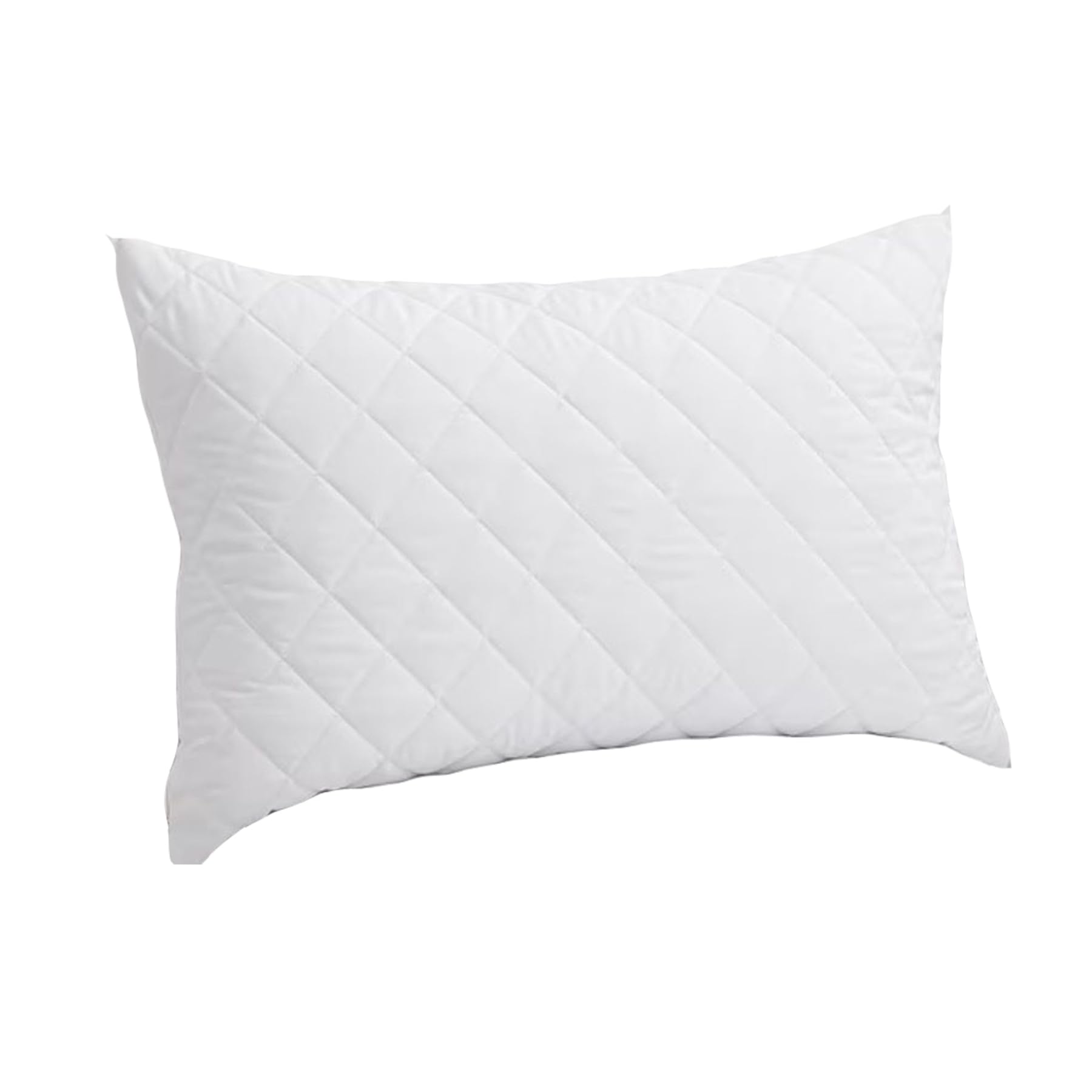 Premium Hotel Pillows – Quilted Cover & Soft Virgin Hollowfibre Filling – Down Alternative Bed Pillows for Back, Side & Stomach Sleepers – Plush & Supportive Bed Pillow 48 x 74 (Pack of 1)