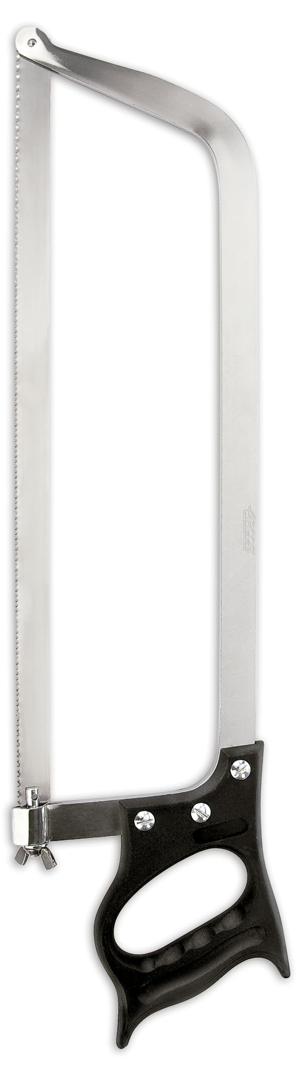 Arcos Utensilios Profesionales - Sierra de Carnicero - Hoja de Acero Inoxidable 430 mm - Mango de Polipropileno Color Negro