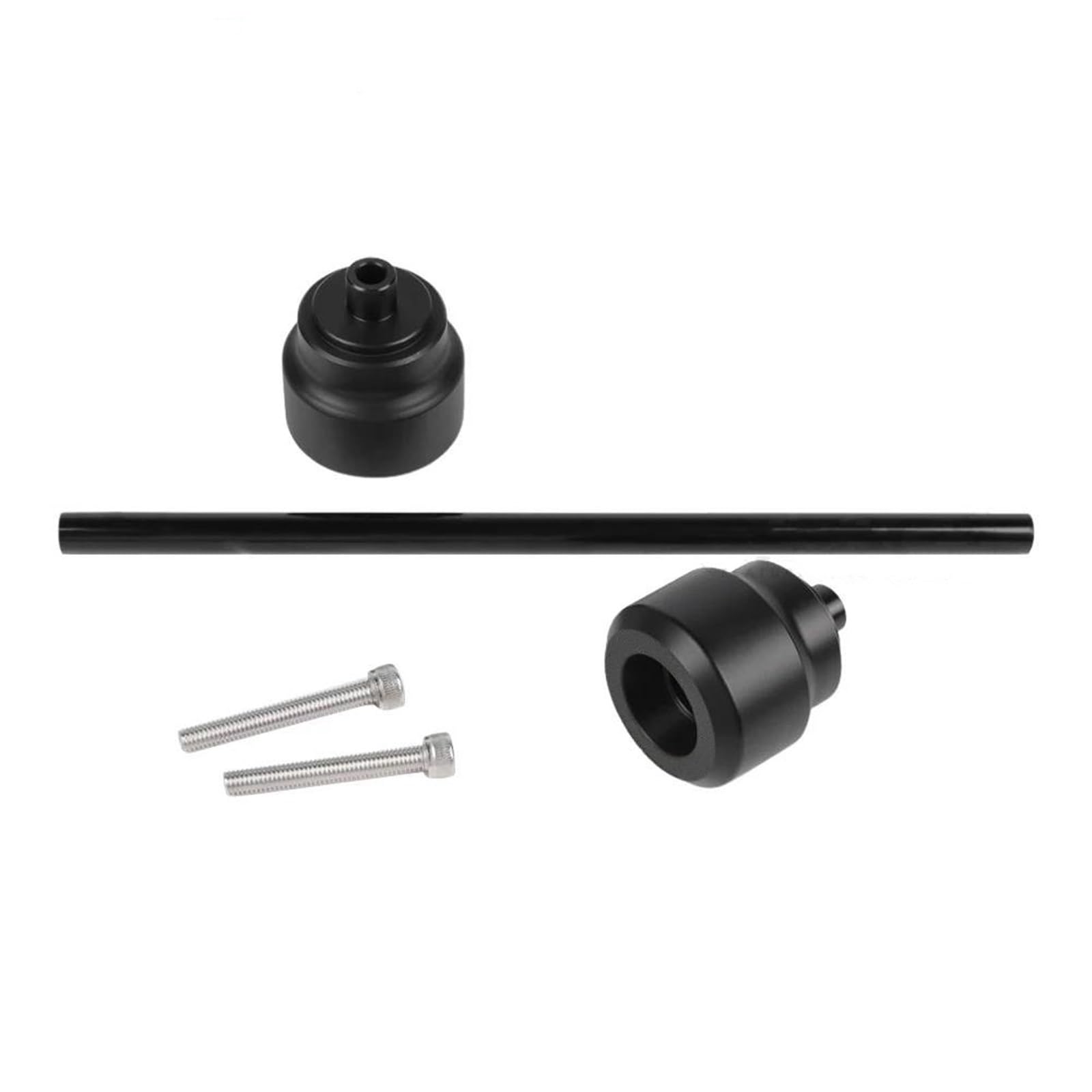 Sturzschutz Sturzpads Motorrad-Rahmengleiter, Sturzpads, Sturzpads Für CFMOTO 675SR-R, 675SS, 675NK, 675 SR-R, SR SS, NK, Vorderachsgleiter, Hinterradschwingenschutz Fallschutz(SCHWARZ 1)