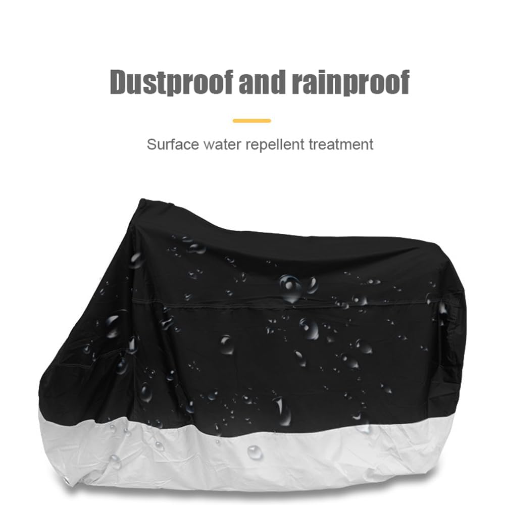 Housses de Moto pour Yamaha XSR 700 XSR700 Xsr 700,Étanche Anti-Poussière Bâche Exterieur Hiver Été Moto Couverture avec Sac Rangement,A/BlackRed-XXXXL