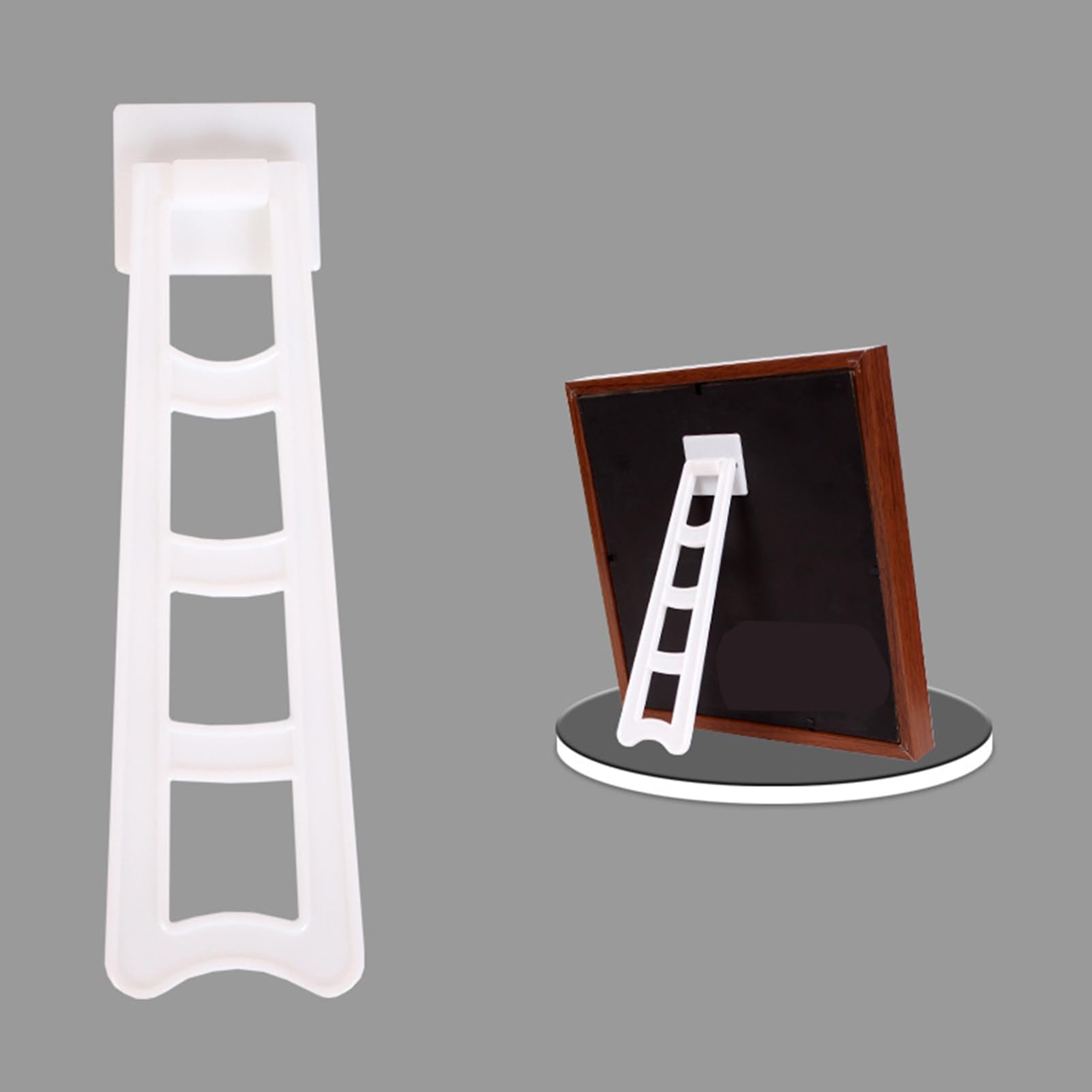 50 Pezzi Fissare Immagine Foto Arte Lavoro Cornice Pannello Posteriore Pannello Supporto Supporto Gamba Piede Cerniera Barbed Gancio Riparazione Attaccare(Single Hole 14x16mm - Foto 8