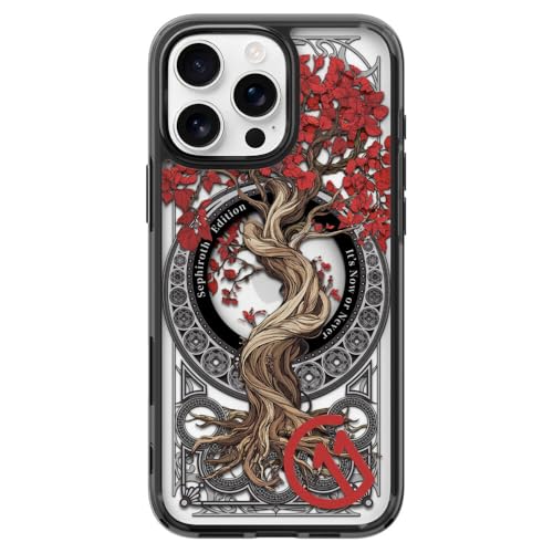 Image of Spigen Ultra Hybrid T MagFit Back Cover Case for iPhone 16 Pro, c11 Collection, MagSafe Compatible, Camera Control Covered, 3D Effect with Hexa-Layer Print - PC+TPU | Sephiroth