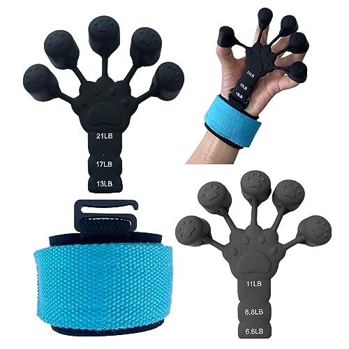 10-tlg Handtrainer Set - Fingerübungen Für Musiker & Sportler