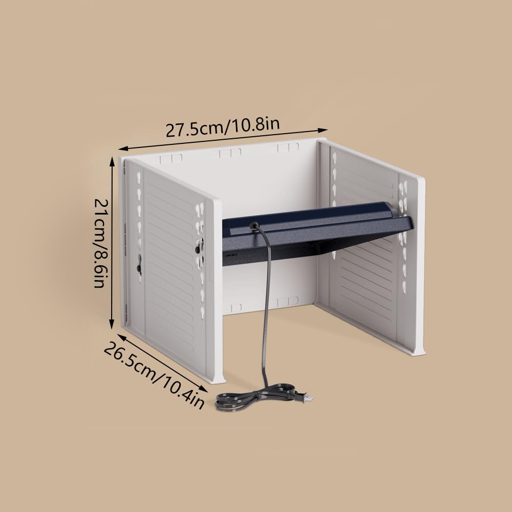 Wärmeplatte Küken, Kükenwärmer Wärmelampe, 25 Watt Küken Brooder Heizplatte für Kükenaufzucht, Einstellbare Höhe Kükenwärmeplatte, Konstante Temperatur und Energieeinsparung für wie Hähnchen