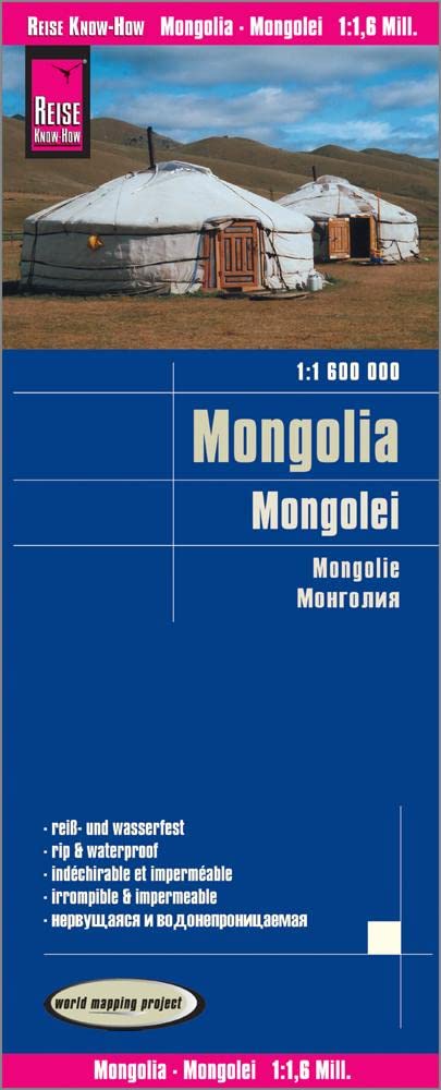 Mongolia GPS: world mapping project (Mongolia (1:1.600.000))