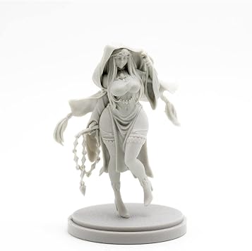 30mm Resin Figure Model Kits GK King-dom Death Holy Mage Unassembled and Unpainted kit