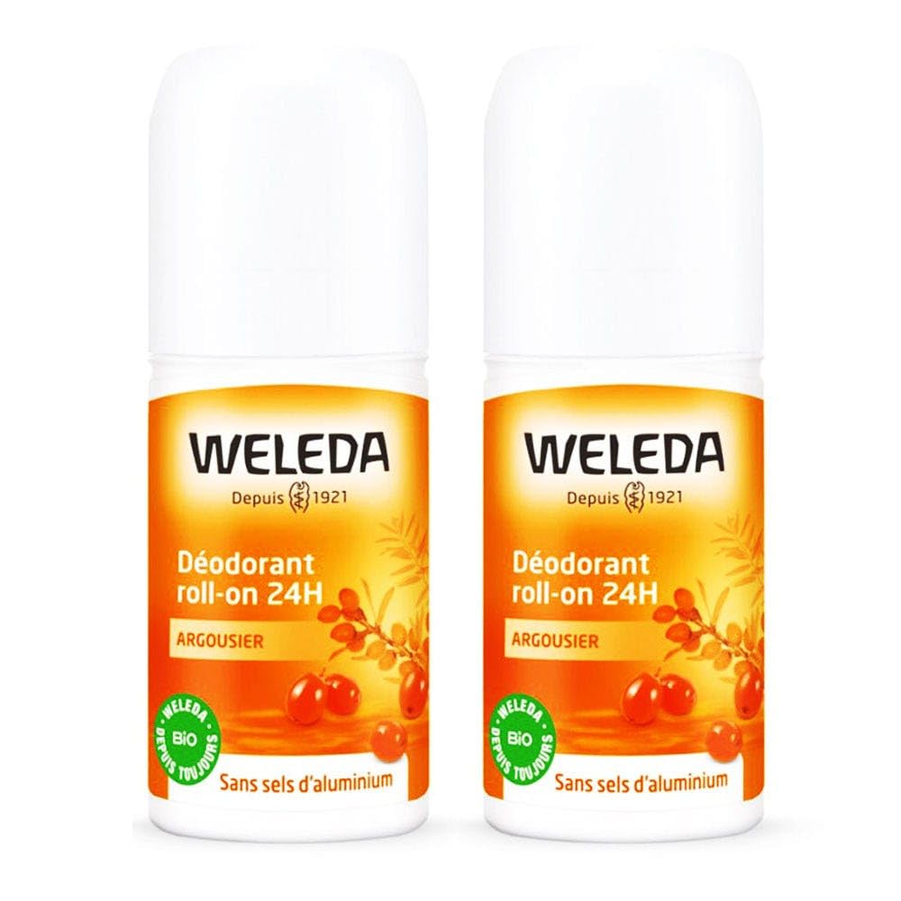 Weleda Sea-Buckthorn Deodorant Roll-On 24H 2 x 50ml