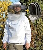  SET: Qualitäts Imkerblouson mit 2 Hauben, runder Hut + Fechtschleier (engl. Haube)