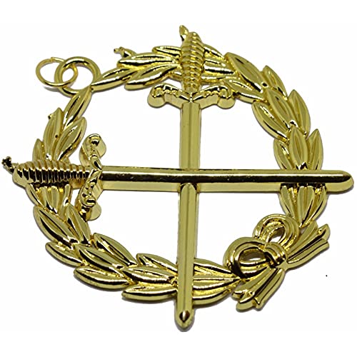 Masonic Double Sword Collar Grand Lodge Jewel - Inner Guard/Inside Sentinel