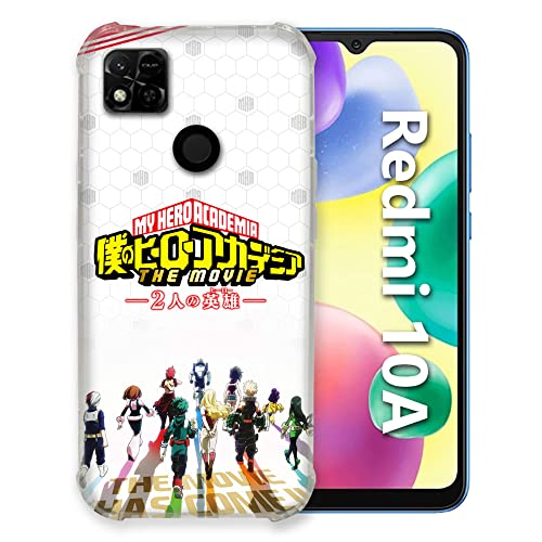 Funda para Xiaomi Redmi 10A evita arañazos con diseño Manga My Hero Academia Blanco