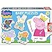 Educaborras Puzzle per Bambini Peppa 3,4 e 5 Pezzi Puzzle per Bambini Prodotto in Spagna