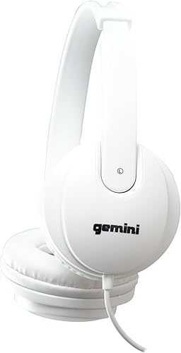Gemini Sound DJ Equipment DJX-200 Técnico para mezclar Beats Batería de estudio profesional sobre la oreja Audio DJ Grabación Monitor Auriculares,