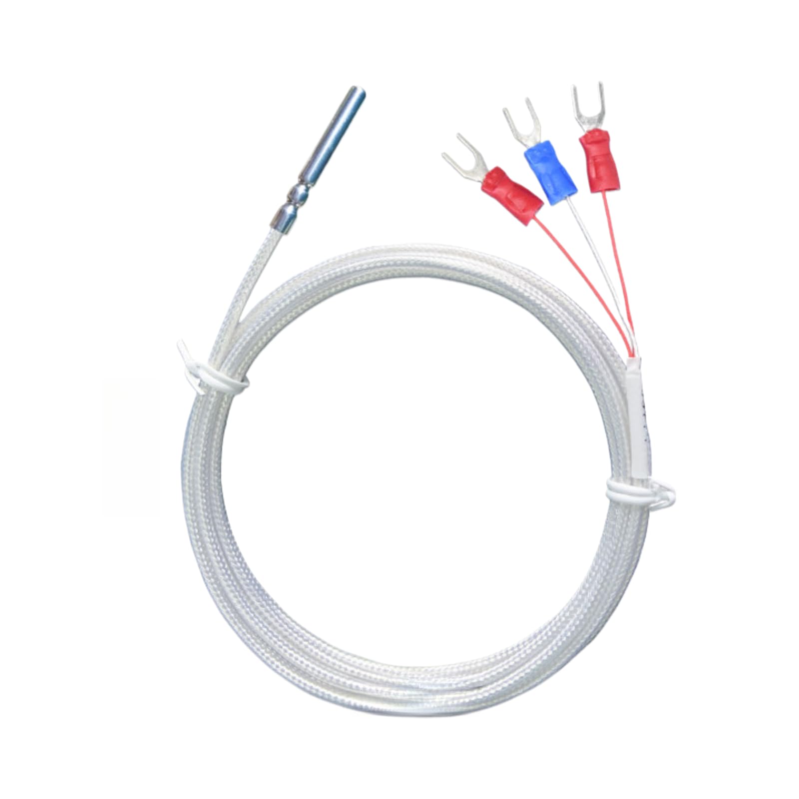 Pt100-Temperatursensor, Pt100-Thermowiderstand, Pt1000-Temperaturfühler, Thermoelement, Pt100-dreiadriges abgeschirmtes Kabel(PT100 Class A 8m Cable)