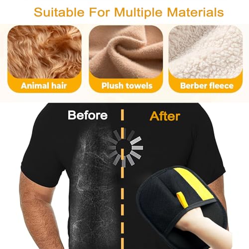 Image of 2025 New Upgrade Pet Hair Removal Glove for Cats & Dogs, Efficient Grooming Gloves for Pet Hair, Cat Grooming Gloves for Hair Removal, Reusable Pet Hair Remover Glove