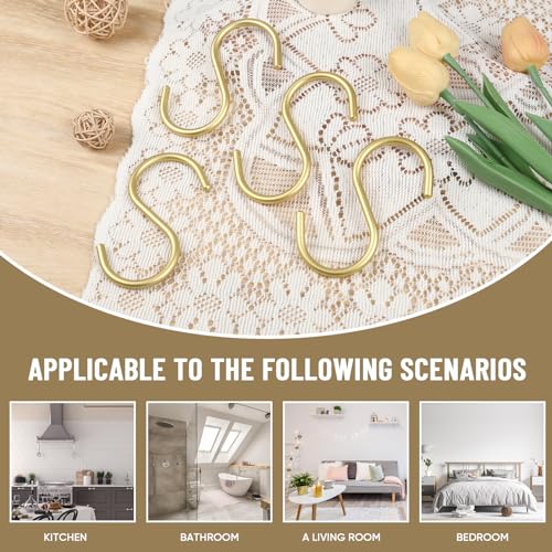 Yuua Homofu 10 Packgold S Shaped Hooks thumb #8