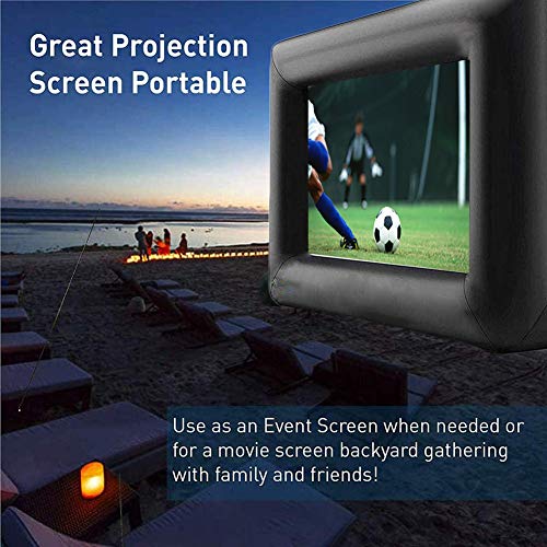 Pantalla inflable exterior para proyector 14 pulgadas miniatura 6