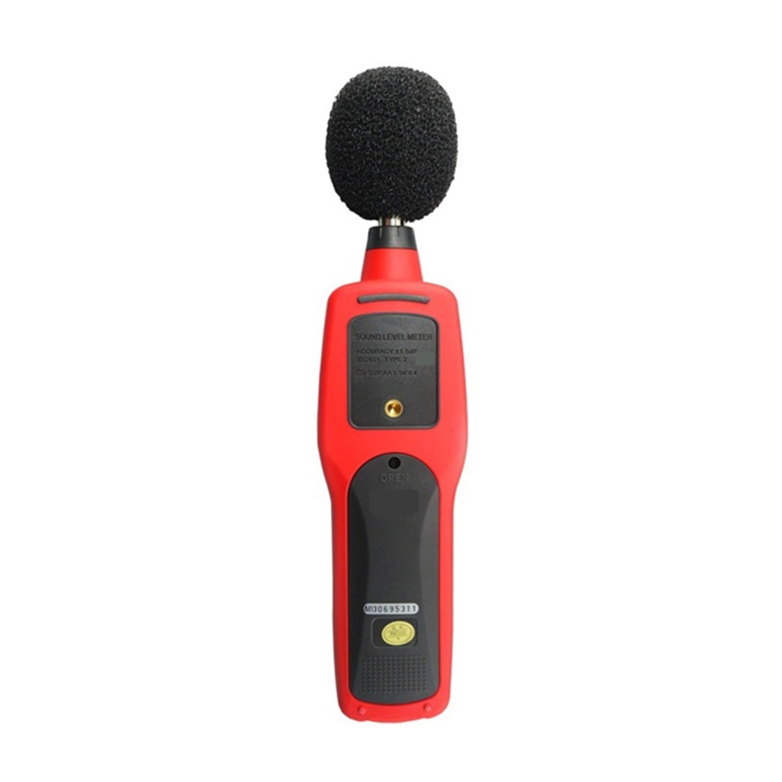 Misuratore di Decibel, misuratore di Livello sonoro Digitale, Tester di monitoraggio del Rumore da 30 a 130 Db, frequenza 31,5 Hz ~ 8000 Hz con Funzione di Allarme