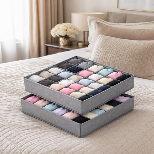Colméia Organizador de Gaveta com 24 Divisórias Kit 2 Unidades – ...