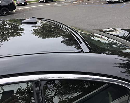JR2 Painted Black Color Compatible with 2009 2010 2011 2012 2013 2014 Nissan Maxima A35 Rear Window Roof Spoiler