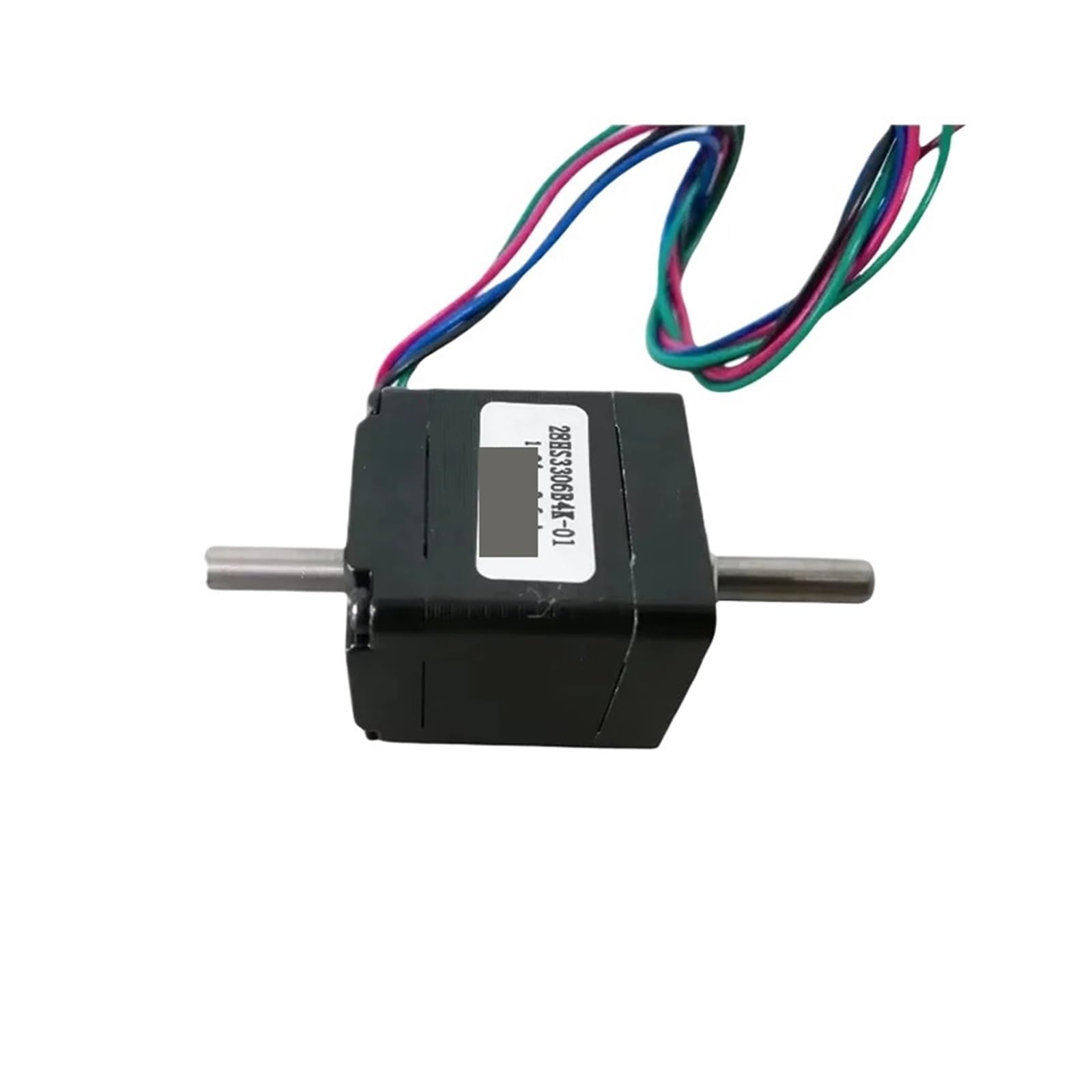MGIMGFKZD Stepper Motor 4-Wire NEMA11 Stepper Motor 0.6A Body Length 3.3cm 1.8° Double Hollow Shaft 5.5N.cm Brushless DC Motor