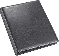 VELOFLEX 5143780 - Ringbuch Exquisit DIN A4, Ordner, hochwertige Weichfolie, Lederoptik, 4-Ring-Mechanik, 25mm, schwarz