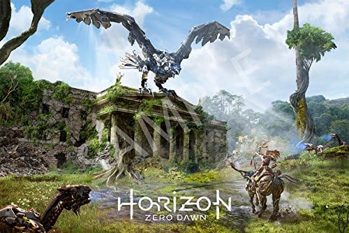 Best Print Store - Horizon Zero Dawn, Aloy Versus Storm Bird Poster (11x17 inches)