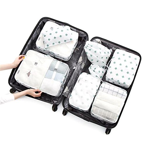 Preisvergleich Produktbild LaDicha 8St / Set Reisegepäck Organizer Aufbewahrung Beutel Koffer Packtaschen - 1