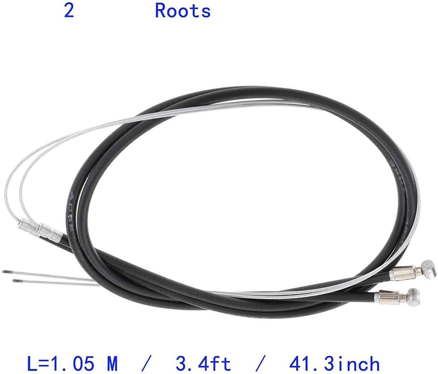 Universal Freno de silla de ruedas, Piezas universales de palancas de freno para sillas de ruedas, con cable de freno y freno de mano, Sistema de frenos Piezas de repuesto para sillas de ruedas