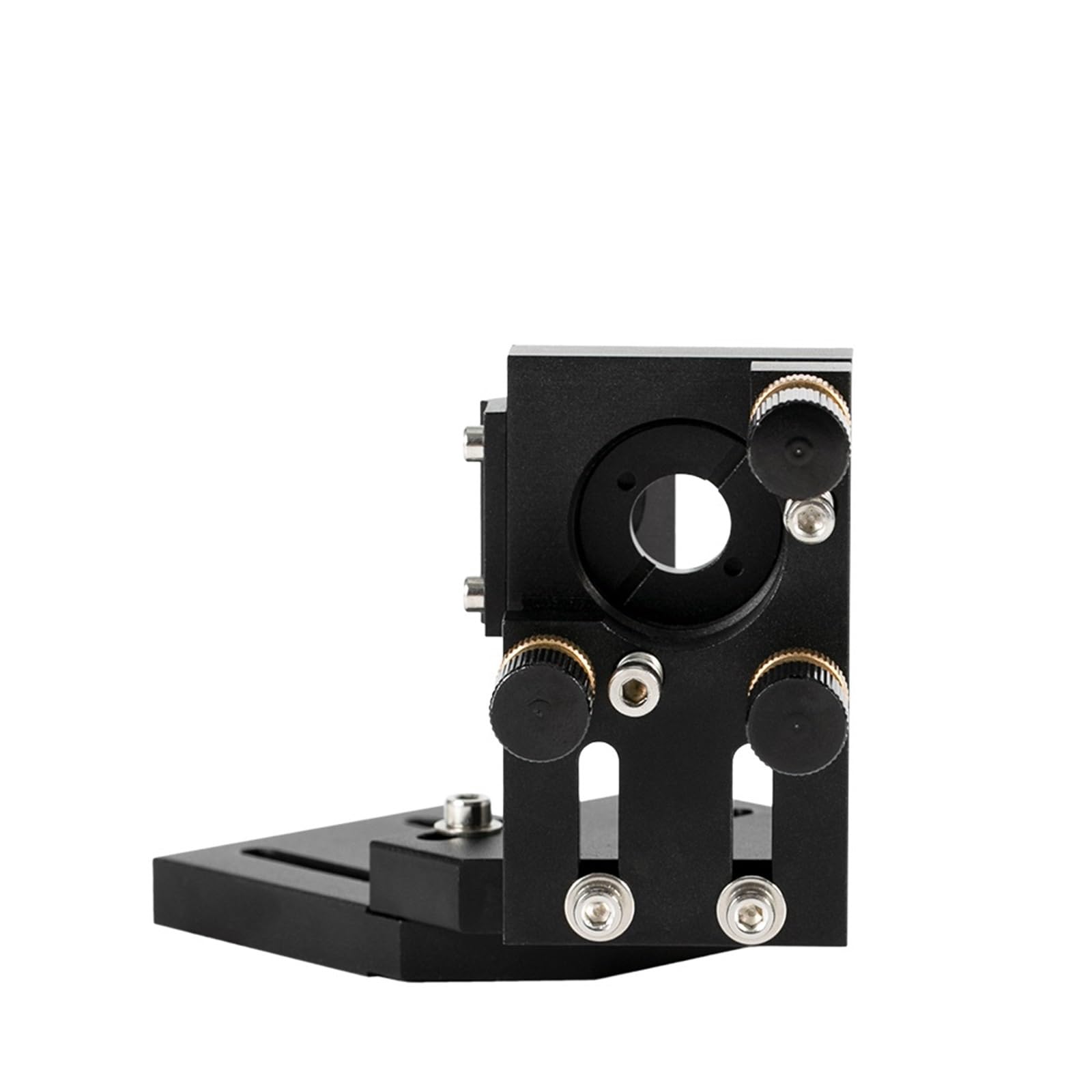 CO2 Black Second Laser Mount Mirror 25mm Mirror Mount Integrative Mount for Lase Engraving Machine