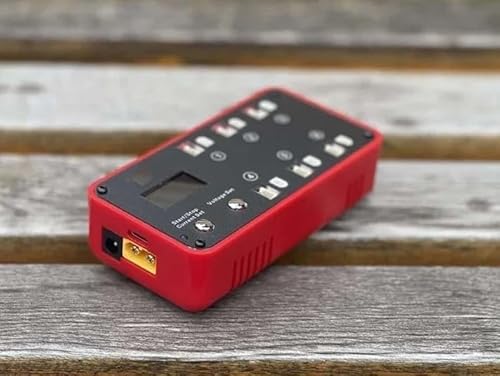 �݊���������܂� VIFLY WhoopStor 3 6�|�[�g 1S �[�d�� ���d�� �X�g���[�W BT2.0/PH2.0 4.2V/4.35V Tinywhoop �ƌ݊���������܂��B(WhoopStor V3 Red)