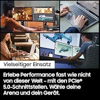 Samsung 9100 PRO NVMe M.2 SSD, 1 TB, PCIe 5.0, 14.700 MB/s Lesen, 13.300 MB/s Schreiben, Interne SSD für Gaming, Videobearbeitung und AI, Schwarz, MZ-VAP1T0BW – Ansicht 5