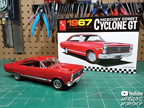 Kit de modelo 1:25 Mercury Cyclone GT 1967 miniatura 5