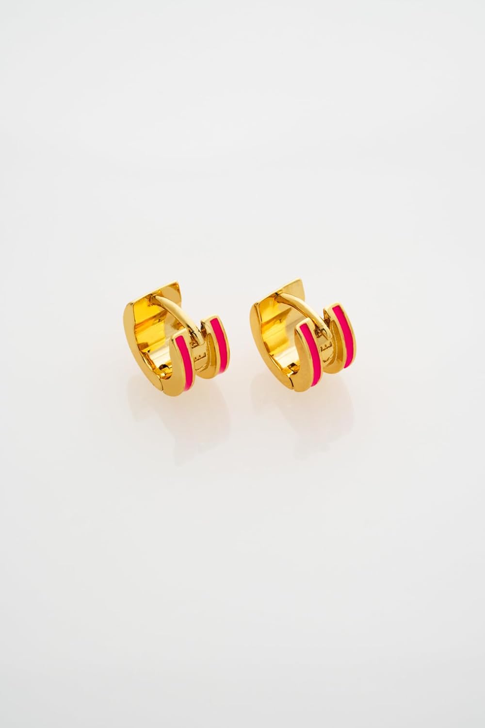Ted Baker London Rolo Classic Color Enamel Roll Huggie Earrings for Women - Image 4