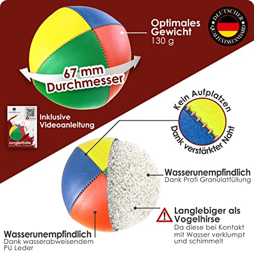 Jonglierbälle Weidebach – Wasserunempfindliche Jonglierbälle für Outdoor-Aktivitäten