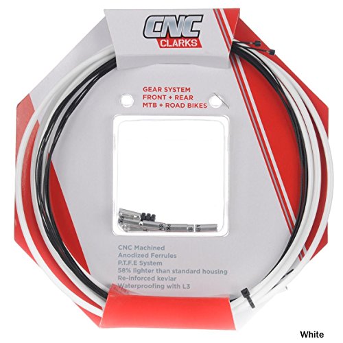 Il kit comprende 1 x 2100 mm anteriore, 1 x posteriore 2100 mm trattato Teflon fili; 8 x 5 mm CNC boccole, 1 x O-Ring, 2 x wire End Covers