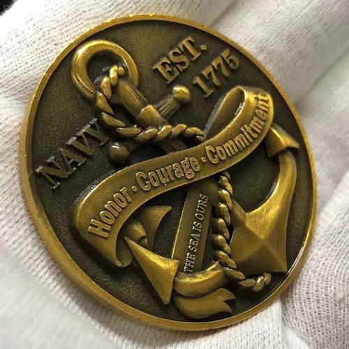 usa-navy core value sailor39s creed challenge coin single coin