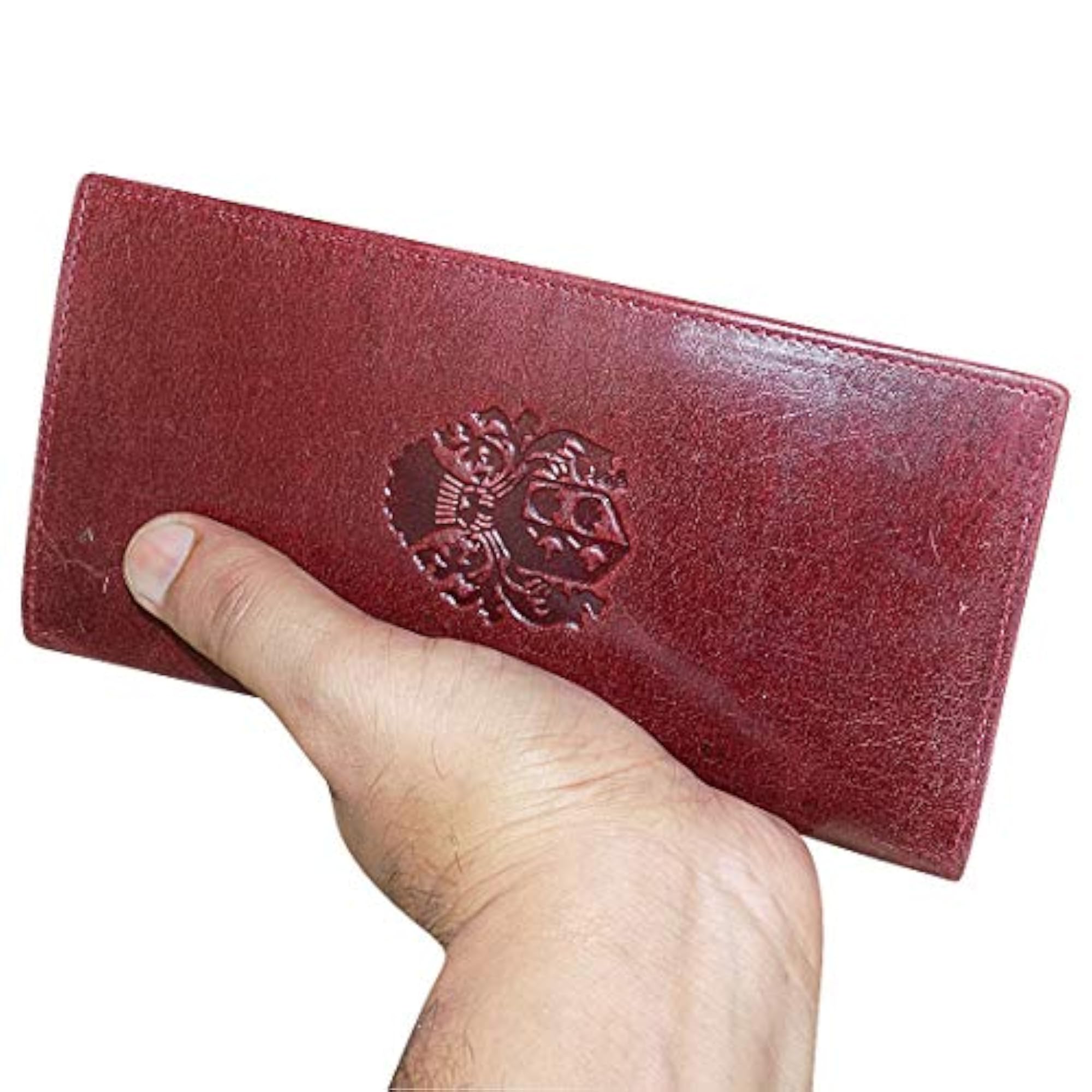 Unisex Tan Passport Wallet for Travel