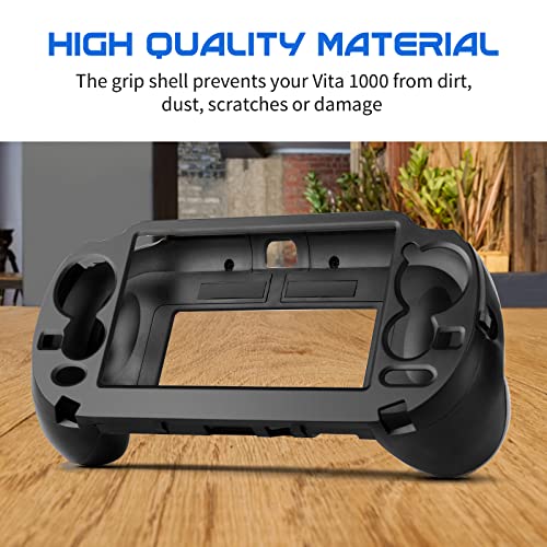 L2 R2 Trigger Hand Grip Shell Controller Protective Case For Sony Playstation Ps Vita 1000 Black By Color Tree #TOP5