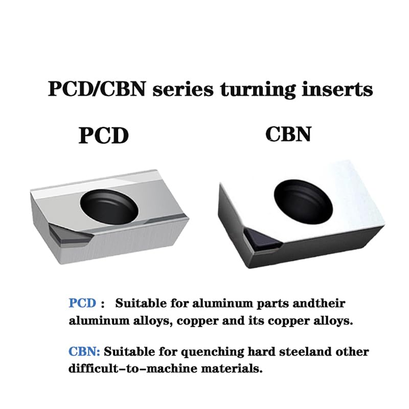 Insertos de torneado APKT1135 APKT1604 PCD CBN, insertos de corte de torno CNC especiales de aluminio y cobre, cortadores de torneado duraderos(APKT160404-CBN)