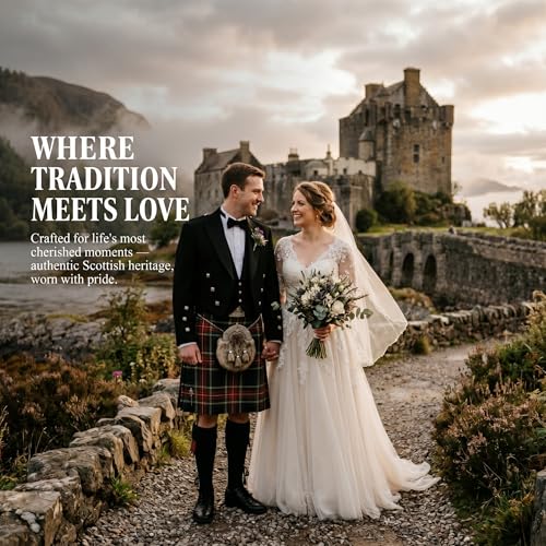 Image of Authentic Scottish Men's Tartan Kilts - Highland Light Weight Value Kilt | Embrace Your Heritage with Comfort