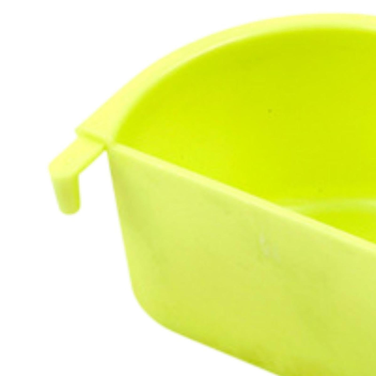 Set De 2 Bols Nourriture Pour Perroquet, Cage Oiseaux, Acier Inoxydable Beige