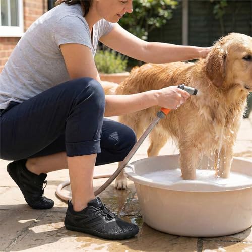 Image of L-RUN Barefoot Water Shoes Women Mens Aqua Sock Athletic Hiking Water Sports Shoes for Swim Beach Pool Sand Diving Walking