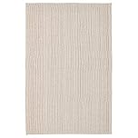 IKEA TIPHEDE Rug, flatwoven, 120x180 cm, Natural/Black