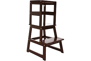 SDADI Kids Kitchen Step Stool with Safety Rail