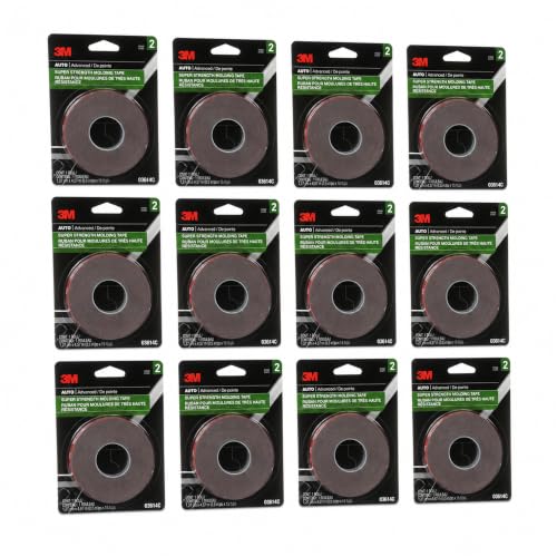 Image of 3M Super Strength Molding Tape 3614, 1 /2 in x 15 ft, 12 Rolls